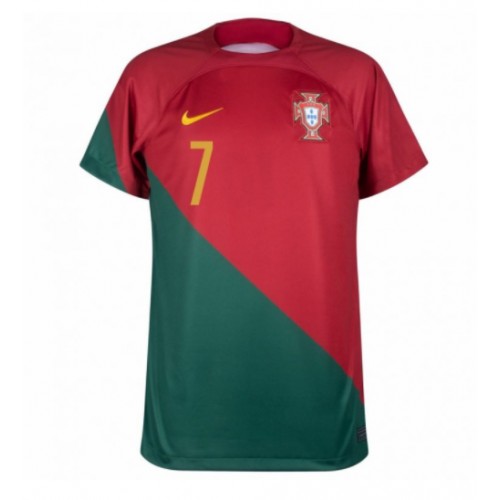 Portugal Cristiano Ronaldo #7 Replika Hjemmebanetrøje VM 2022 Kortærmet